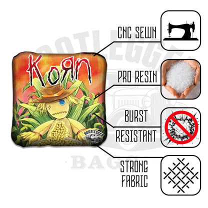 Korn Fan Art Cornhole Bags