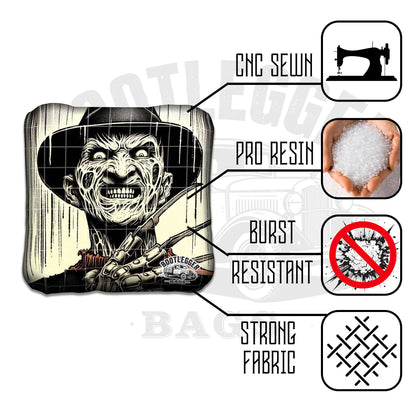 Freddy Kruger Fan Art Cornhole Bags