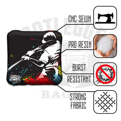 Baseball Watercolor Cornhole Bags