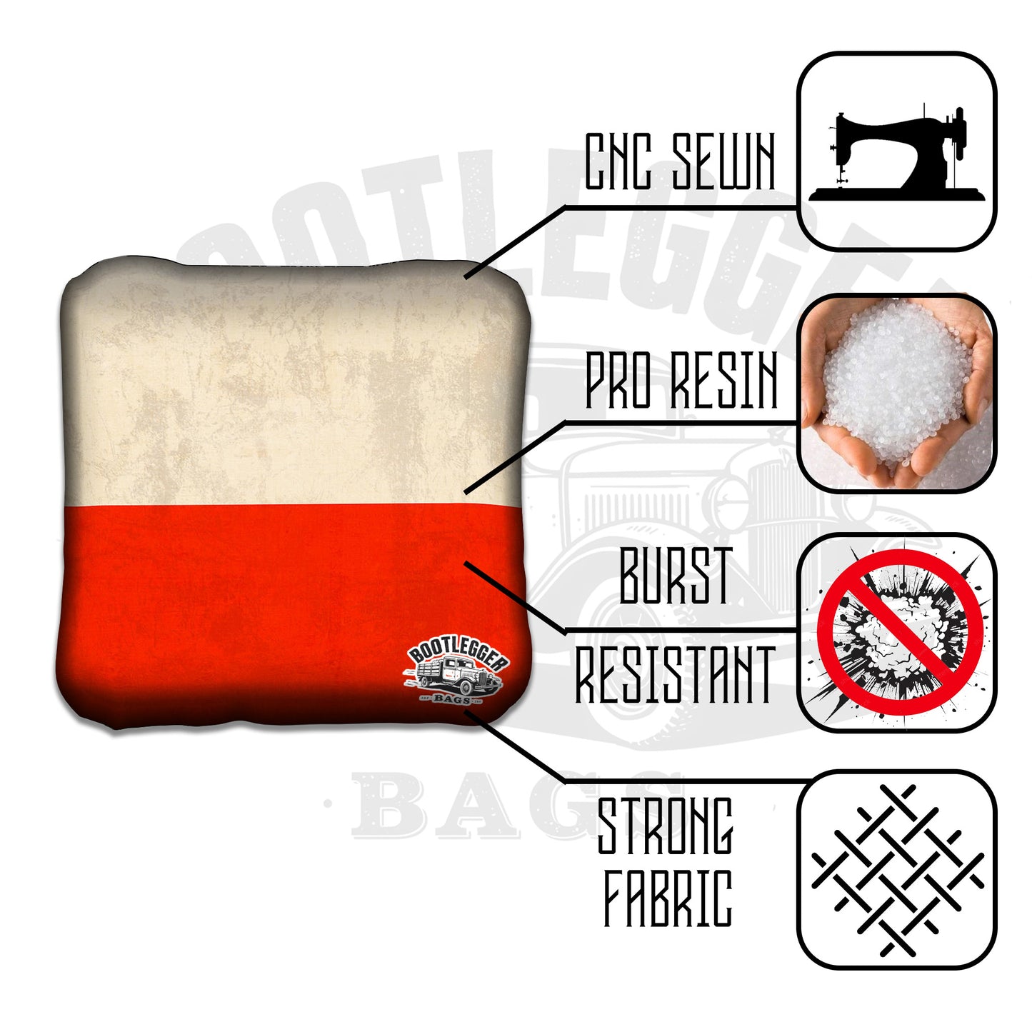 Polish and American Cornhole Bags