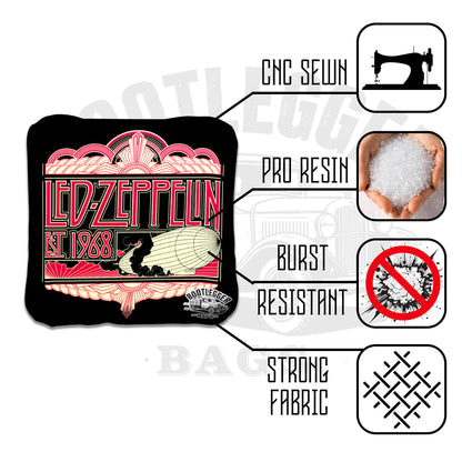 Led Zepplin Fan Art Cornhole Bags