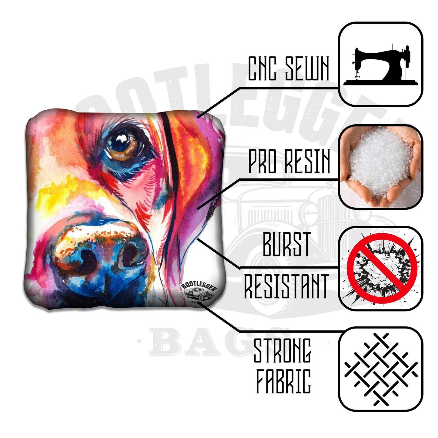 Labrador Cornhole Bags