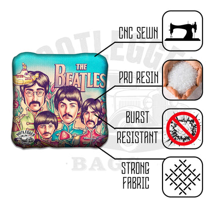 The Beatles Fan Art Cornhole Bags