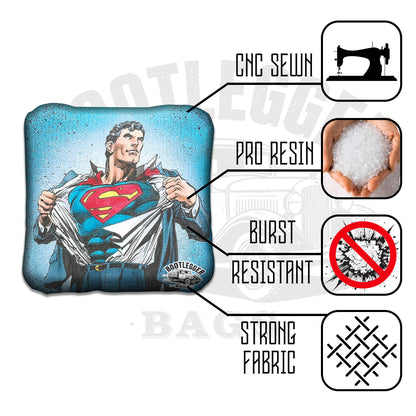 Superman Fan Art Cornhole Bags