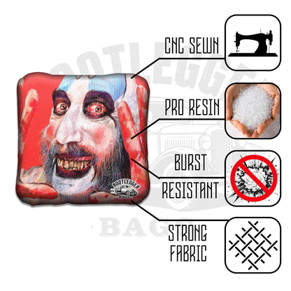 Captain Spaulding Fan Art Cornhole Bags