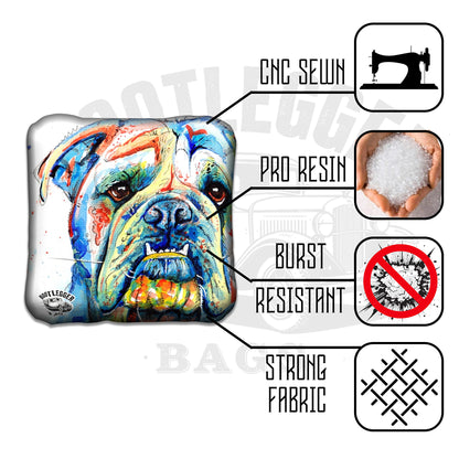 English Bulldog Cornhole Bags