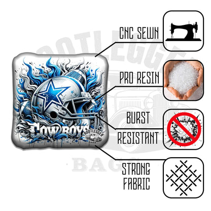 Dallas Cowboys Fan Art Cornhole Bags