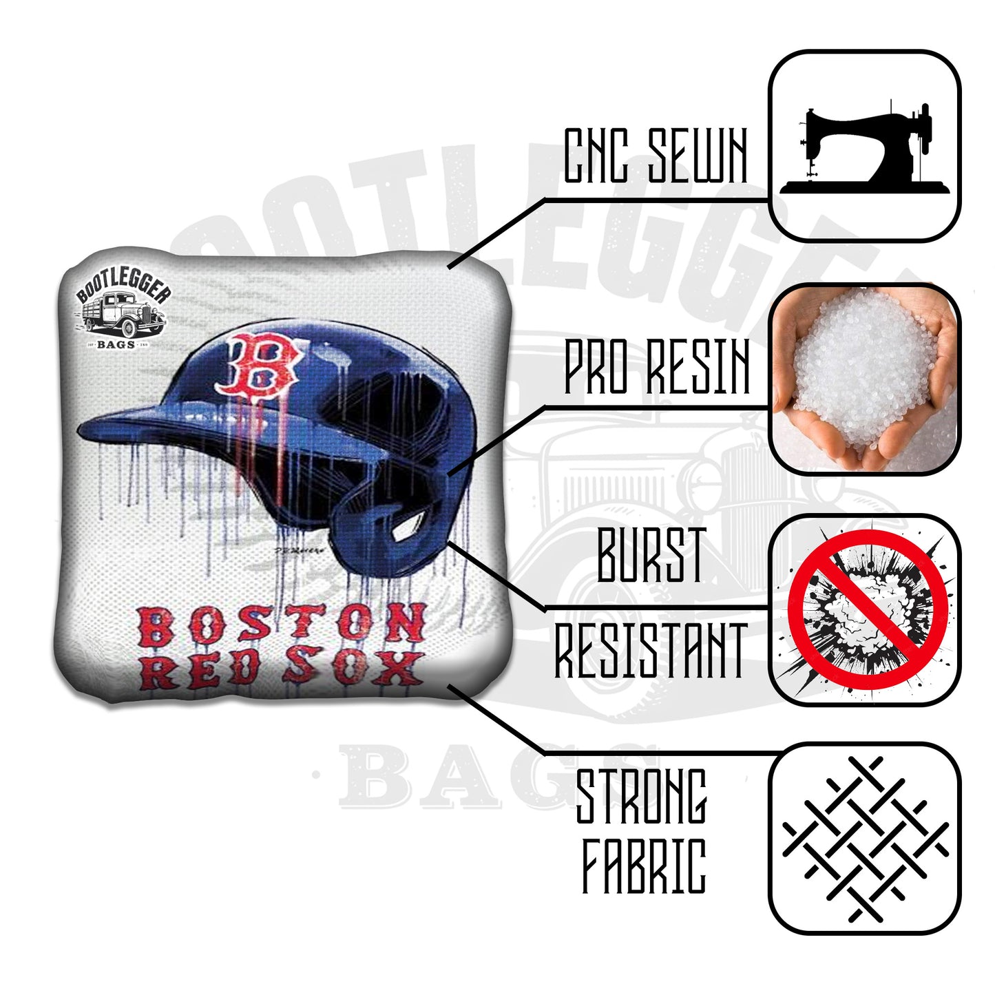 Red Sox Fenway Park Fan Art Cornhole Bags