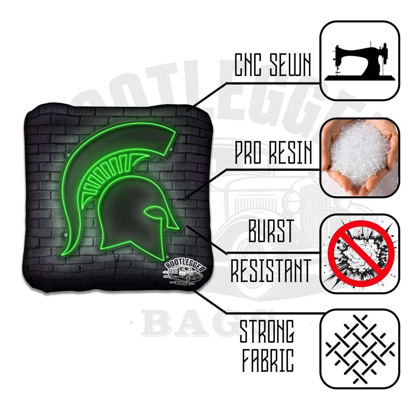 Michigan State University Cornhole Bags