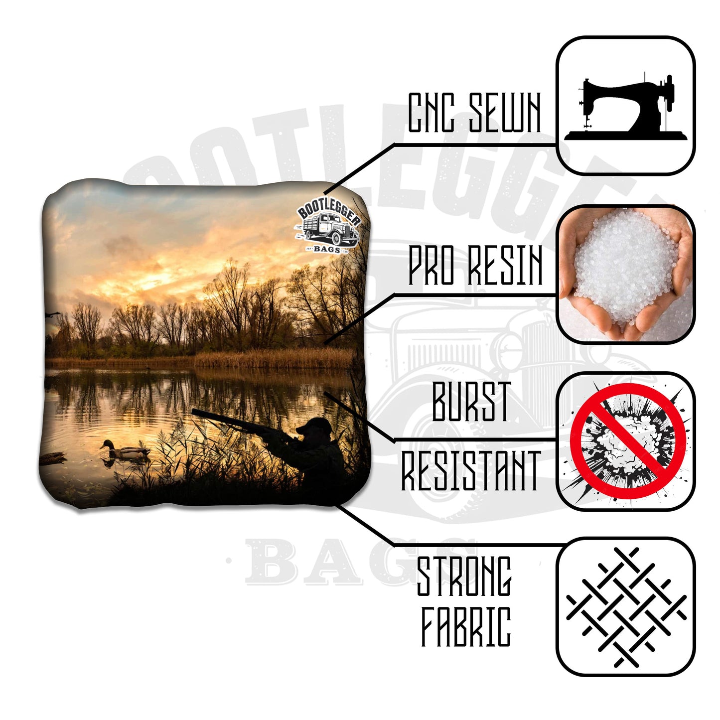 Duck Hunting Cornhole Bags