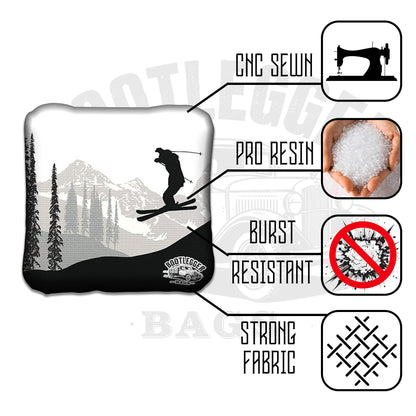 Skiing Cornhole Bags