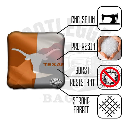 Texas Longhorns Cornhole Bags