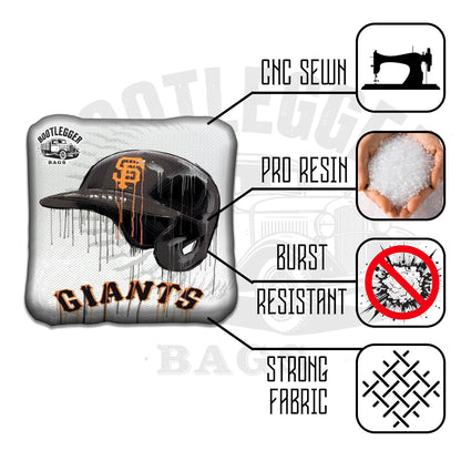 San Francisco Giants Fan Art Cornhole Bags