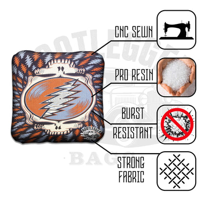 Grateful Dead Fan Art Cornhole Bags