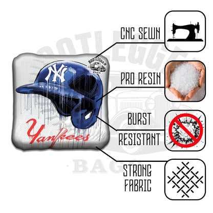 New York Yankees Fan Art Cornhole Bags