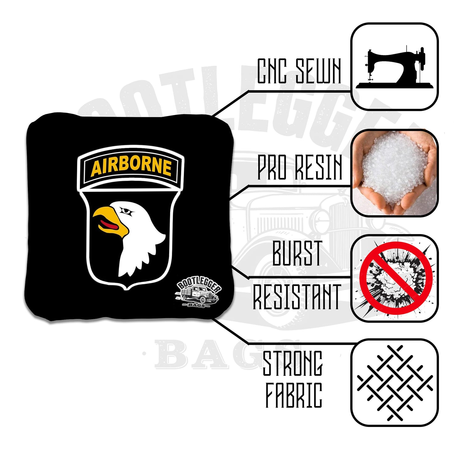 101st Airborne Division Cornhole Bags