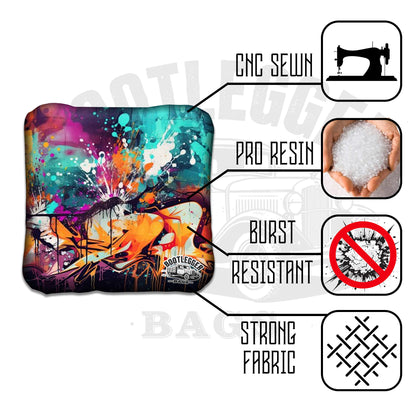 Rap Themed Cornhole Bags