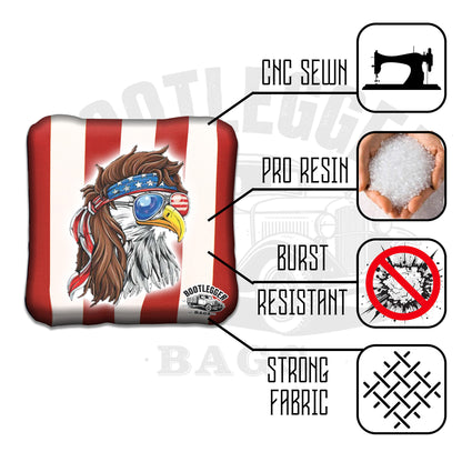 Hillbilly Merica Eagle Cornhole Bags