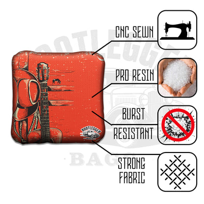 Country Music Cornhole Bags