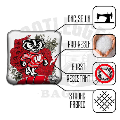 Wisconsin Badgers Cornhole Bags