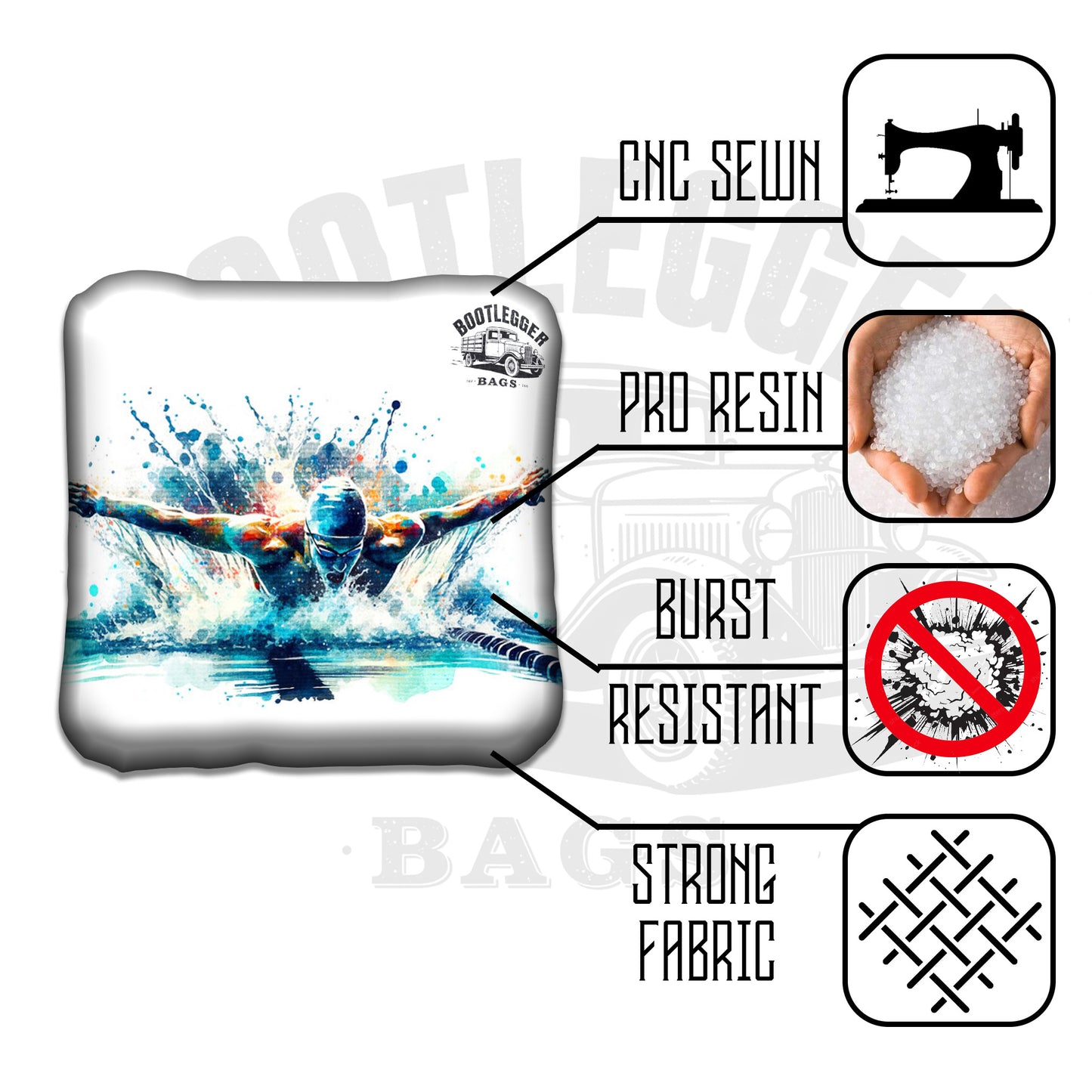 Swimming Cornhole Bags