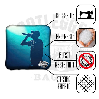 Rap Themed Cornhole Bags