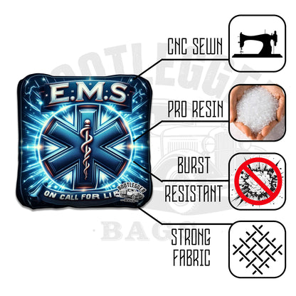 E.M.S. Star of Life Cornhole Bags
