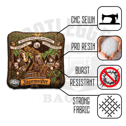 Jagermeiser Fan Art Cornhole Bags