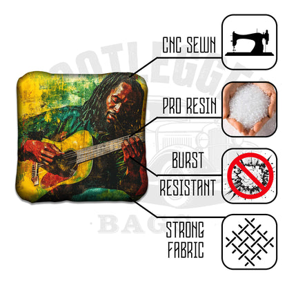 Reggae Themed Cornhole Bags