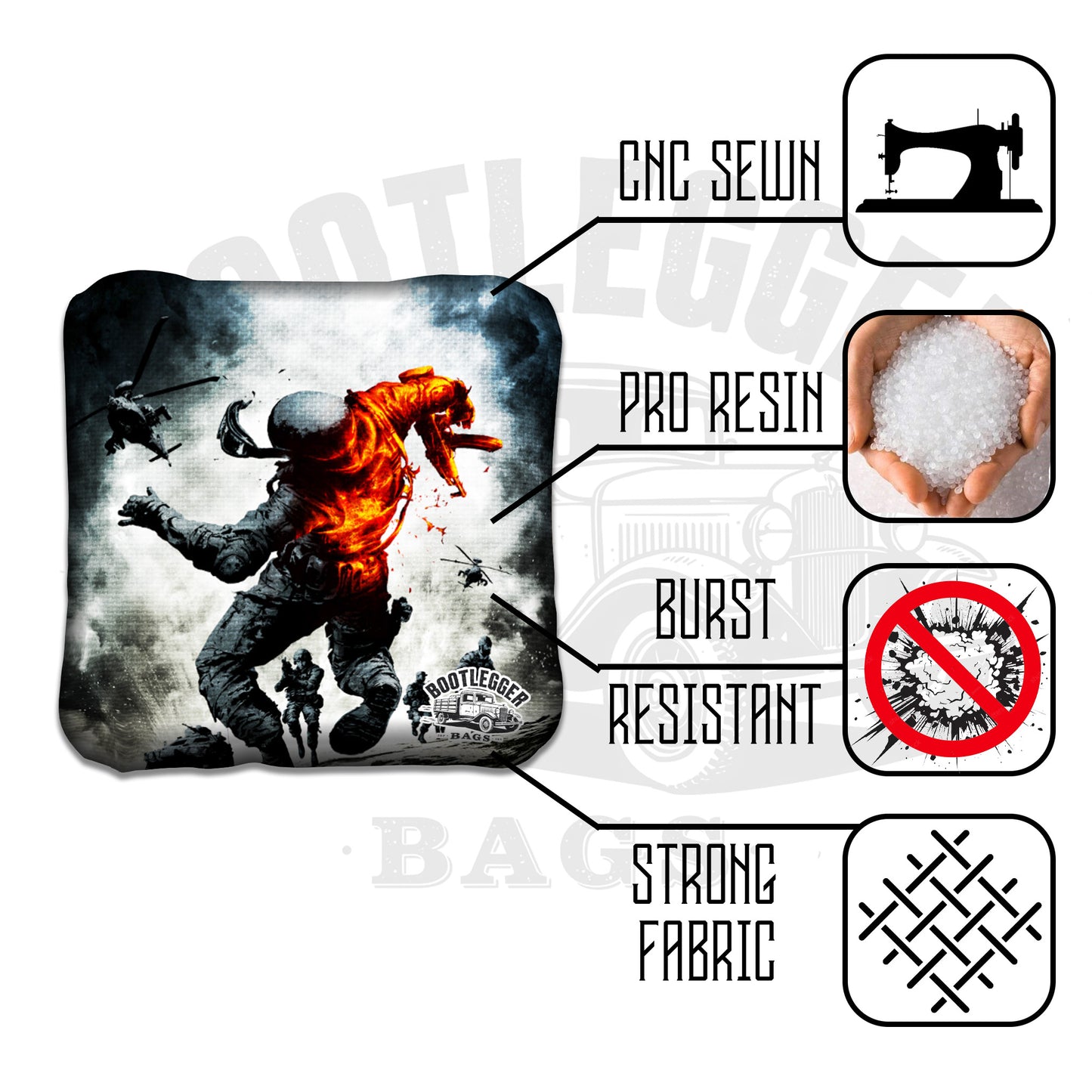 Battlefield Bad Company Cornhole Bags