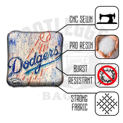 LA Dodgers Fan Art Cornhole Bags