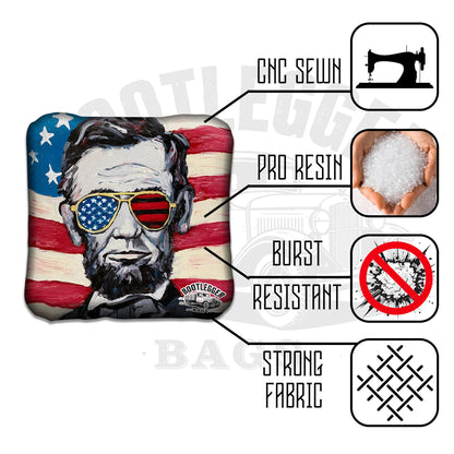 Franklin and Lincoln Cornhole Bags