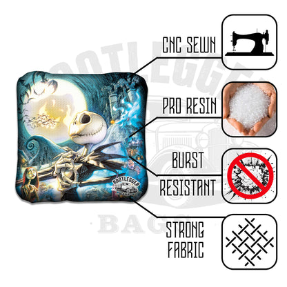 Nightmare Before Christmas Fan Art Cornhole Bags