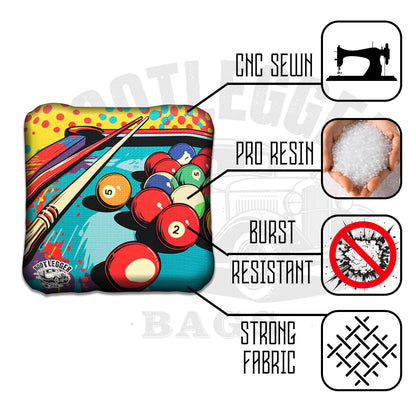 Billards Cornhole Bags