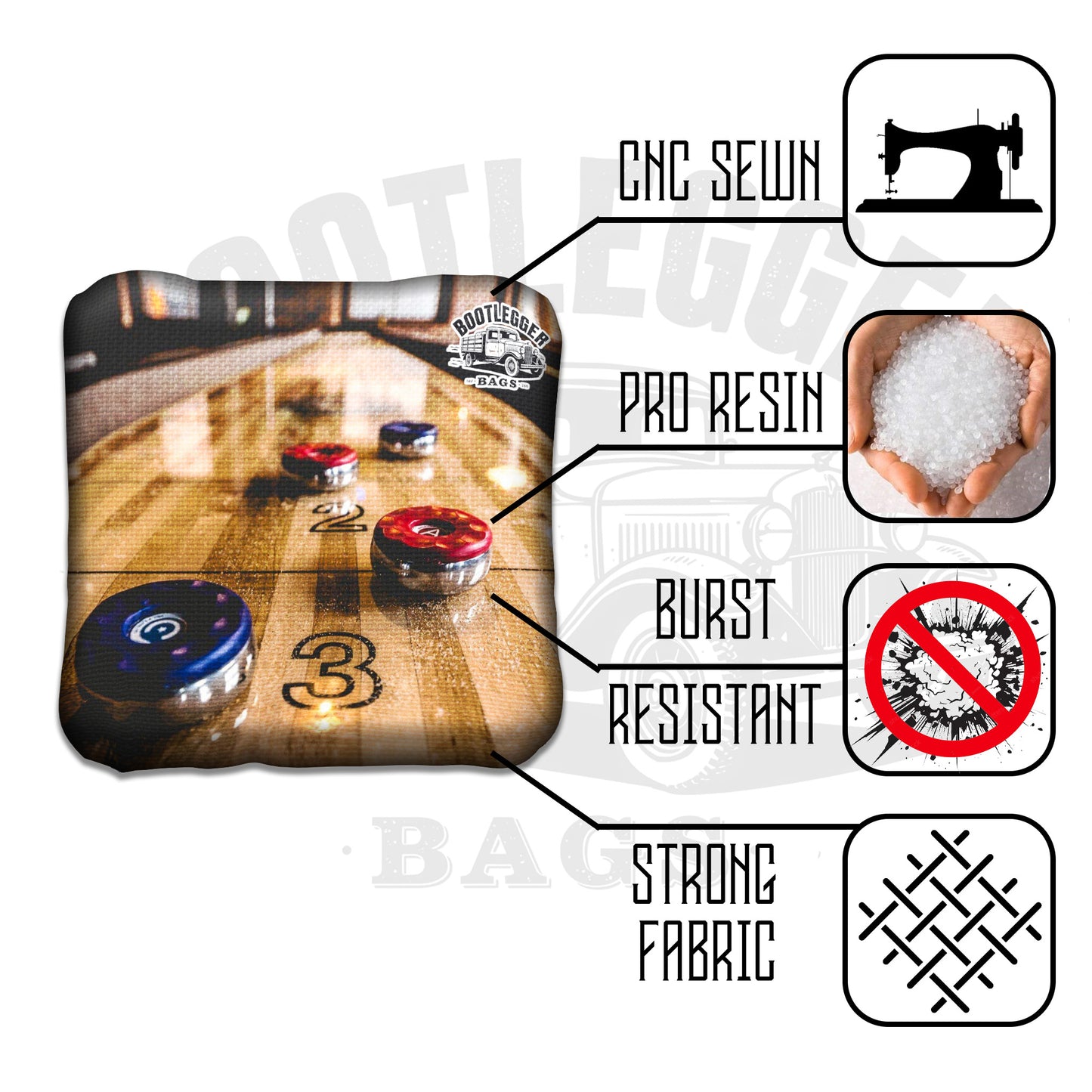 Shuffleboard Cornhole Bags