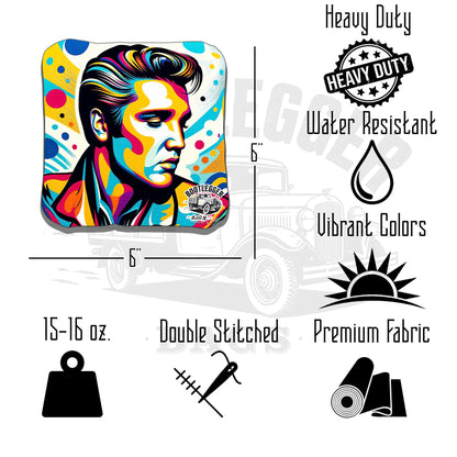 Elvis Fan Art Cornhole Bags