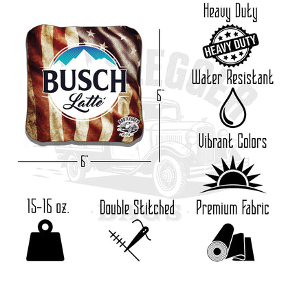 Busch Latte Cornhole Bags
