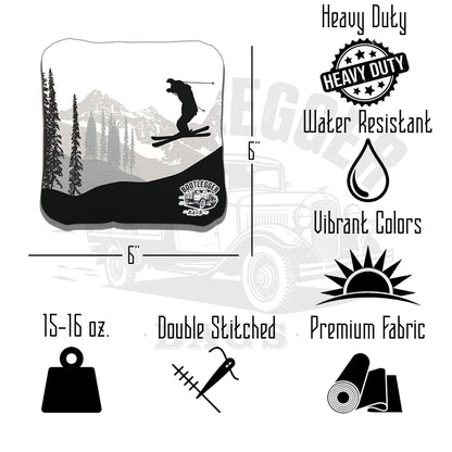 Skiing Cornhole Bags