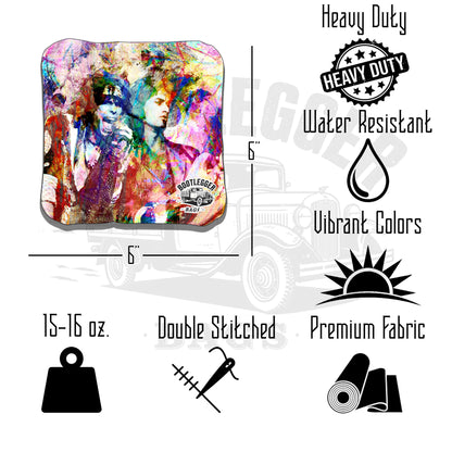 Aerosmith Fan Art Cornhole Bags