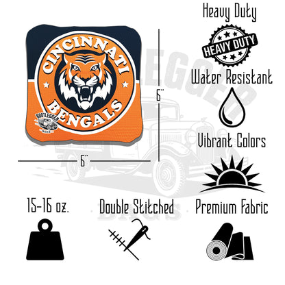Cincinnati Bengals Rebrand Fan Art Cornhole Bags