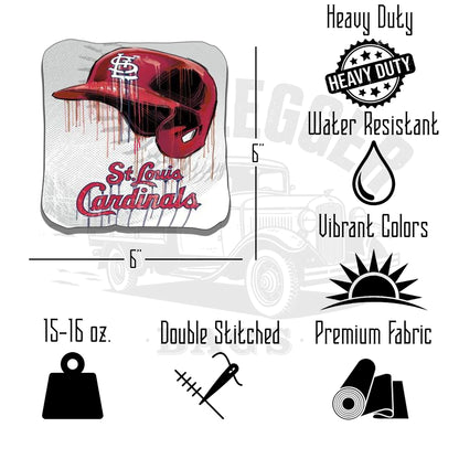 St Louis Cardinals Fan Art Cornhole Bags