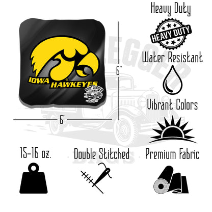 Iowa Hawk Eyes Cornhole Bags