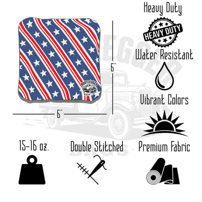 Stars and Stripes American Flag Cornhole Bags