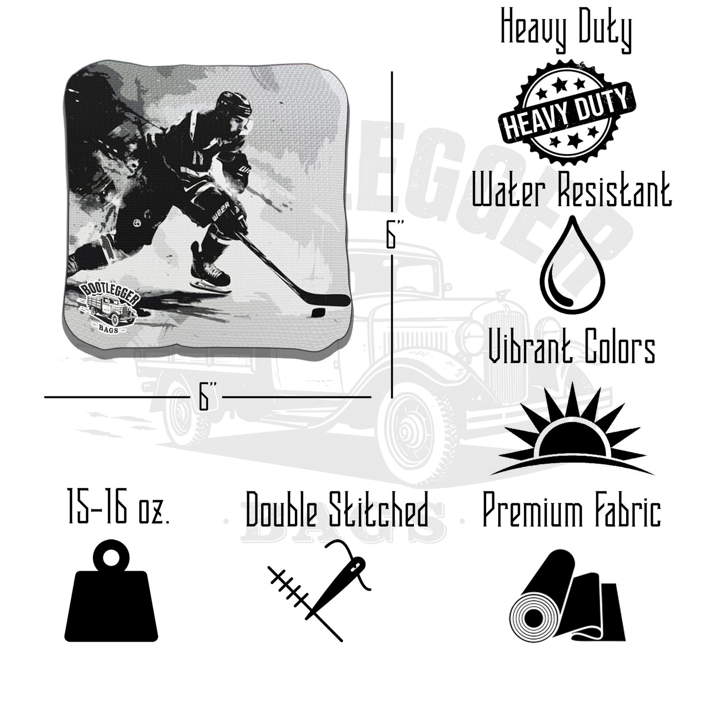 Hockey Cornhole Bags