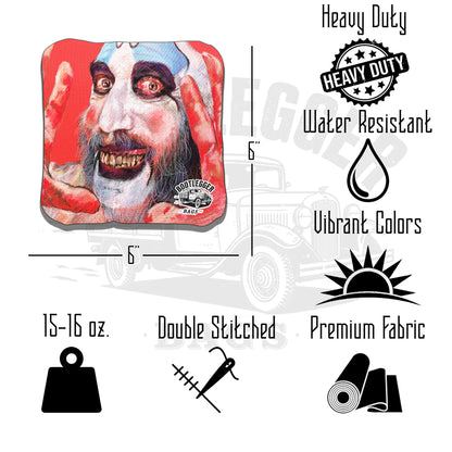Captain Spaulding Fan Art Cornhole Bags