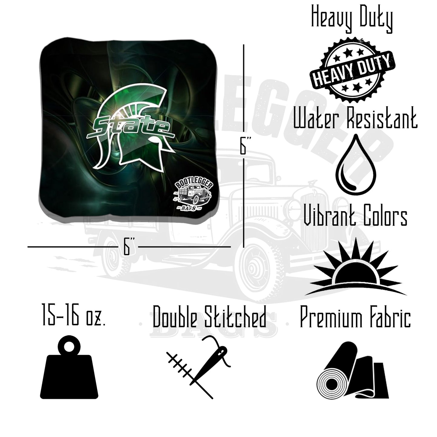 Michigan State University Cornhole Bags