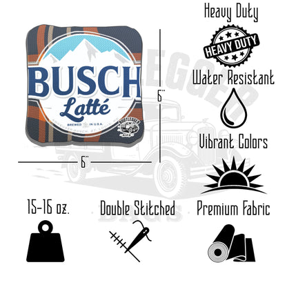 Busch Latte Cornhole Bags
