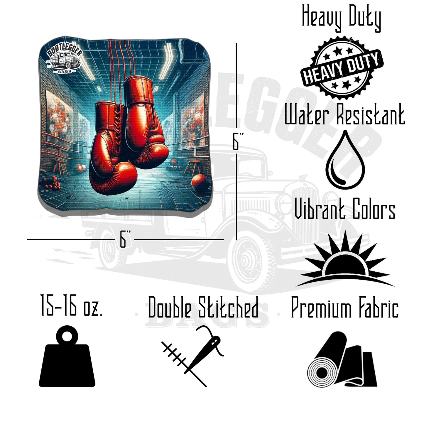 Boxing Cornhole Bags