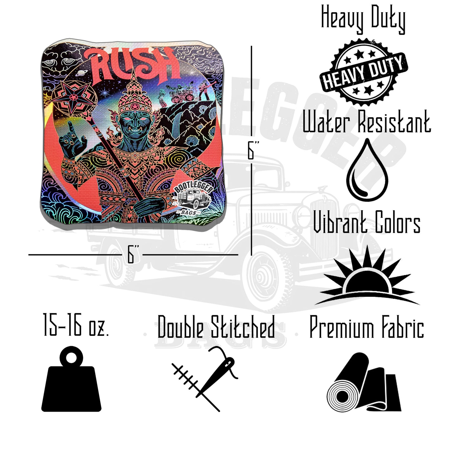 Rush Fan Art Cornhole Bags