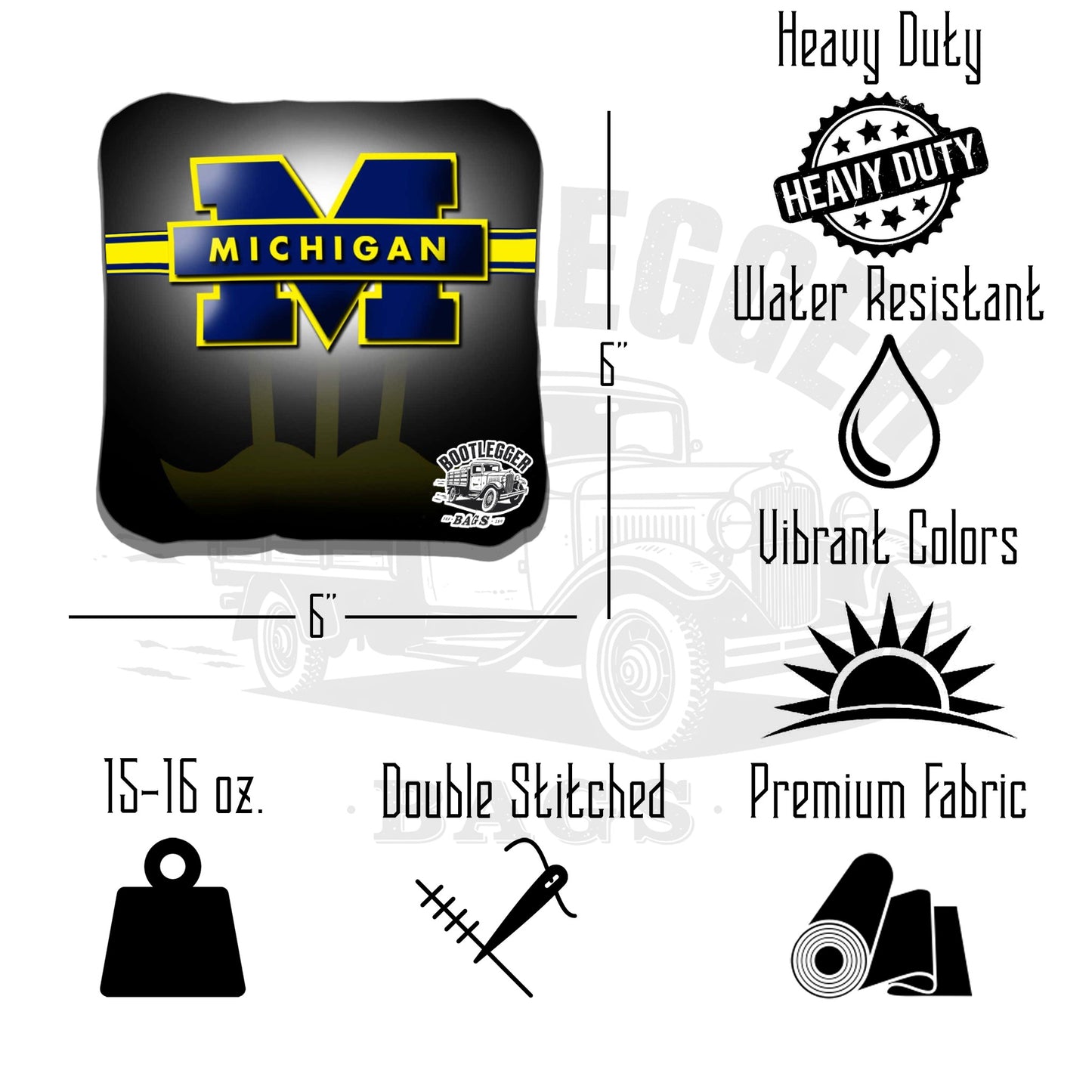 University of Michigan Cornhole Bags